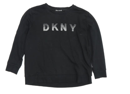 DKNY Women's Black Pullover Sweatshirt M