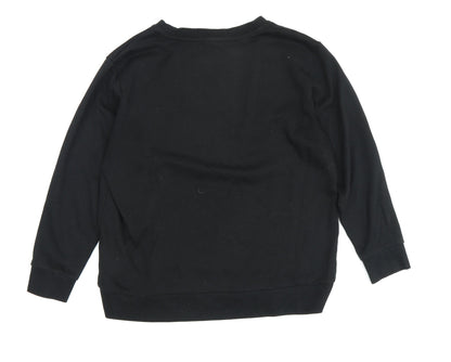 DKNY Women's Black Pullover Sweatshirt M