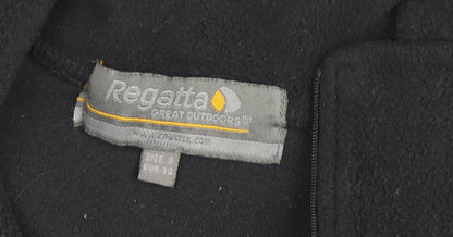 Regatta Boys Black Fleece Half-Zip Sweatshirt Size 6