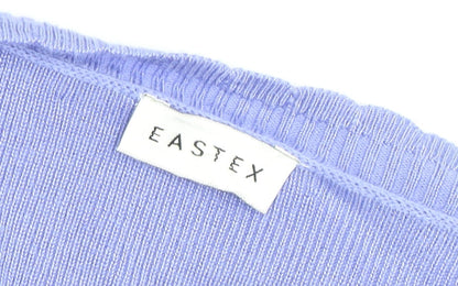 Eastex Women's Purple V-Neck Cardigan Size 10