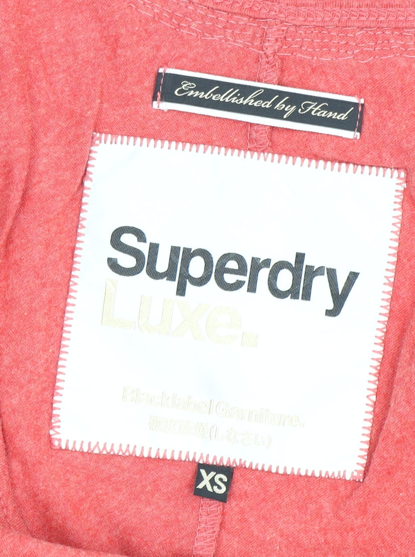 Womens UK Size XS Superdry Red  Tank