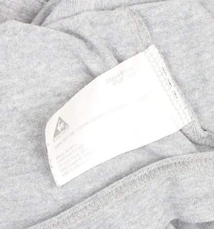 Le Coq Sportif Men's Grey Sleeveless Cotton T-Shirt L