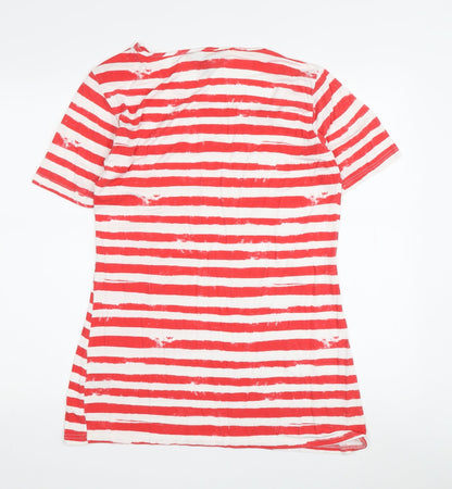 Womens UK Size XS Long Tall Sally Multicoloured Basic T-Shirt