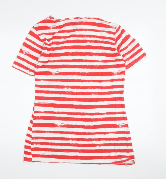 Womens UK Size XS Long Tall Sally Multicoloured Basic T-Shirt