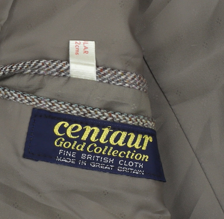 Mens UK Size 40 Centaur Regular Brown Suit Jacket