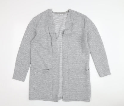 Womens UK Size S Jacqueline de Yong Grey Cardigan Jumper