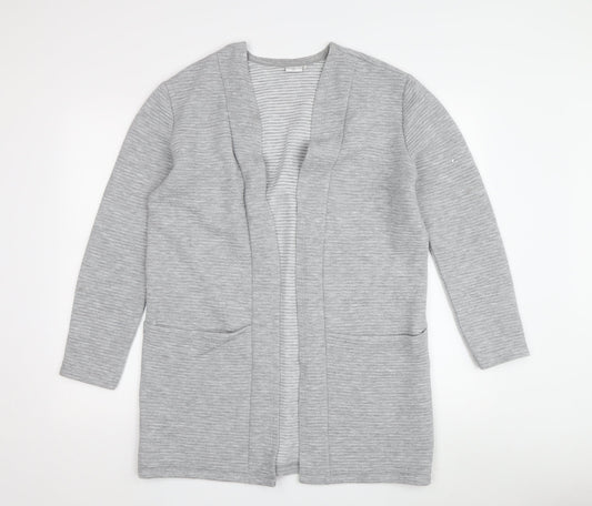 Womens UK Size S Jacqueline de Yong Grey Cardigan Jumper