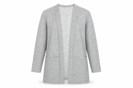 Womens UK Size S Jacqueline de Yong Grey Cardigan Jumper