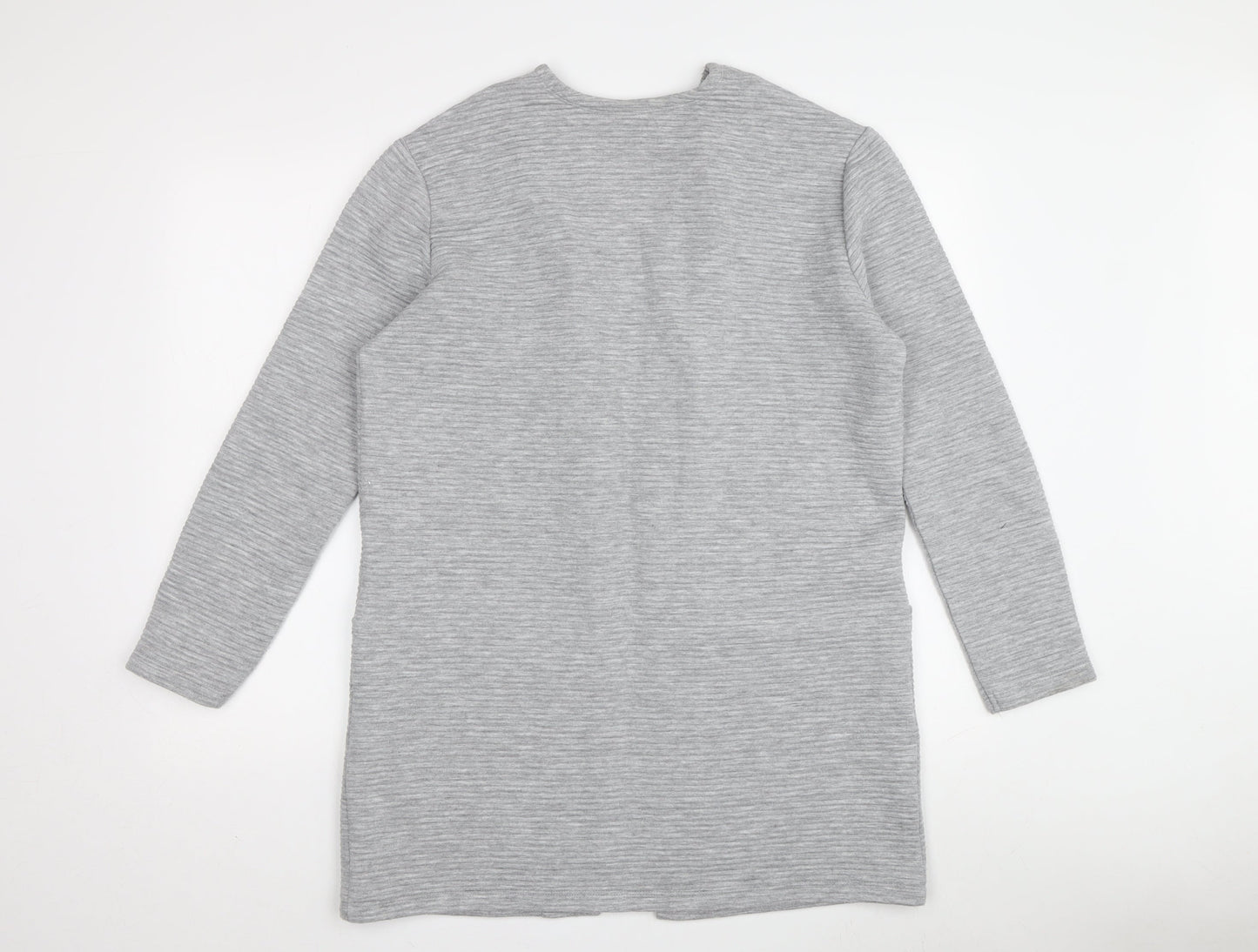Womens UK Size S Jacqueline de Yong Grey Cardigan Jumper