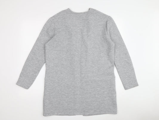 Womens UK Size S Jacqueline de Yong Grey Cardigan Jumper
