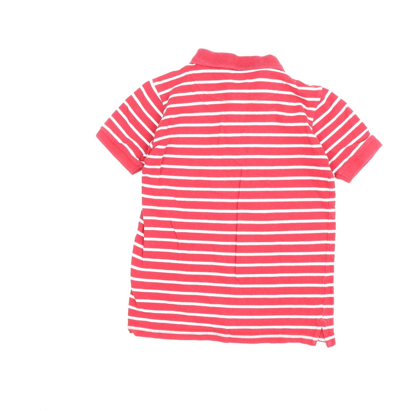 Ben Sherman Boys Red Striped Polo Shirt 8-9 Years Casual Wear