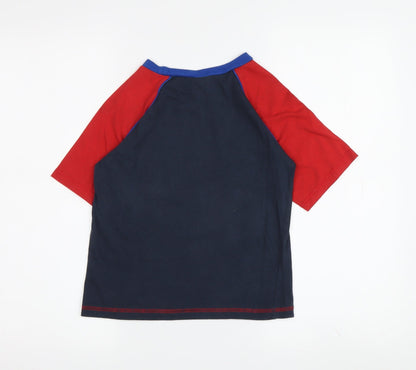 Marvel Boys Blue Red Spider-Man T-Shirt 7-8 Years
