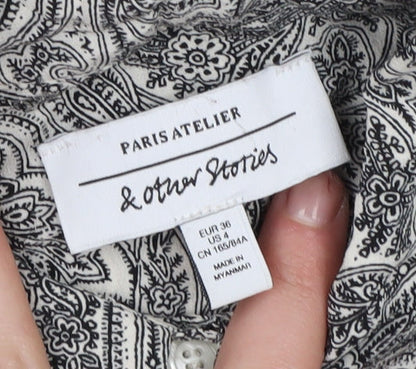 & Other Stories Women's Paisley Shirt - Size 8