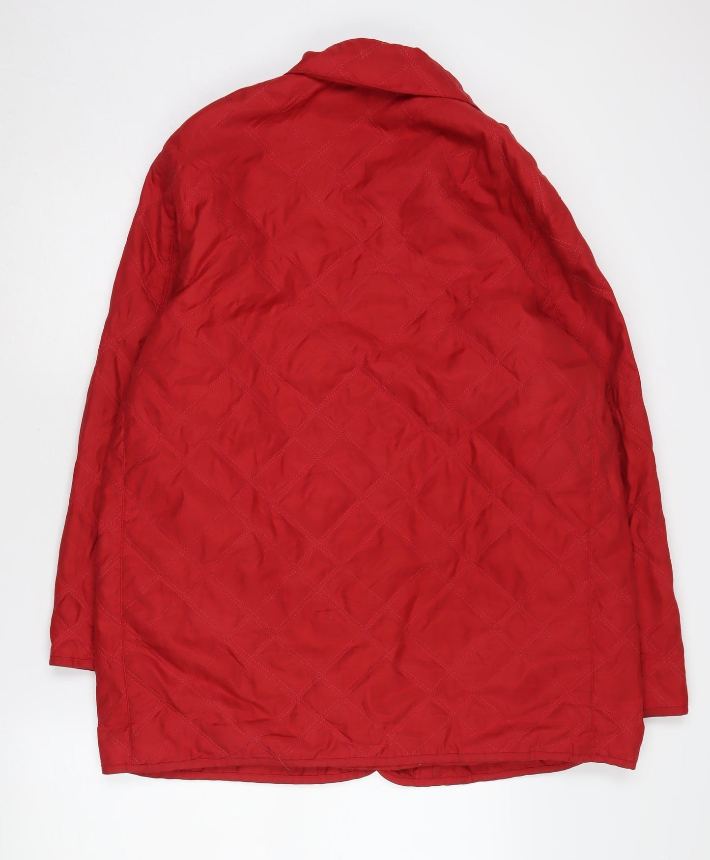 St. Bernard Women's Red Quilted Coat Size 12