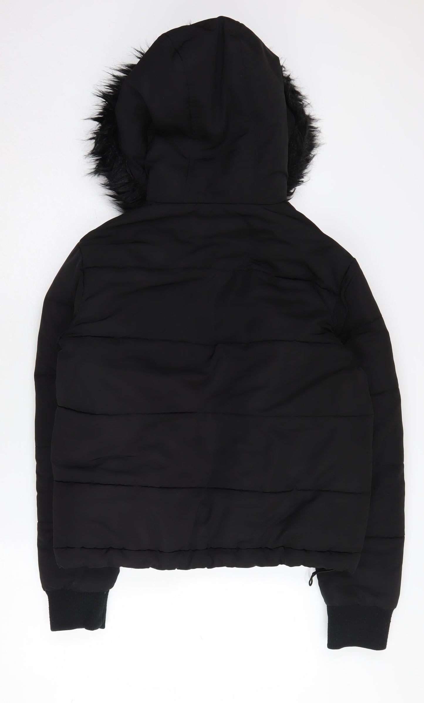 Pink Soda Sport Women's Black Puffer Jacket Size 8