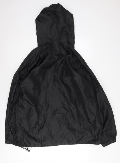 Mens UK Size M Outdoor Sportswear Black Windbreaker Coat