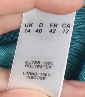 Womens UK Size 14 Eastex Blue  T-Shirt