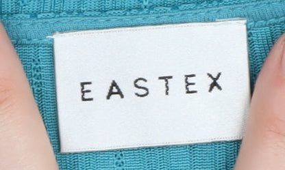 Womens UK Size 14 Eastex Blue  T-Shirt