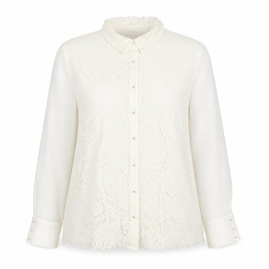 Womens UK Size 14 Phase Eight Ivory Tunic Blouse
