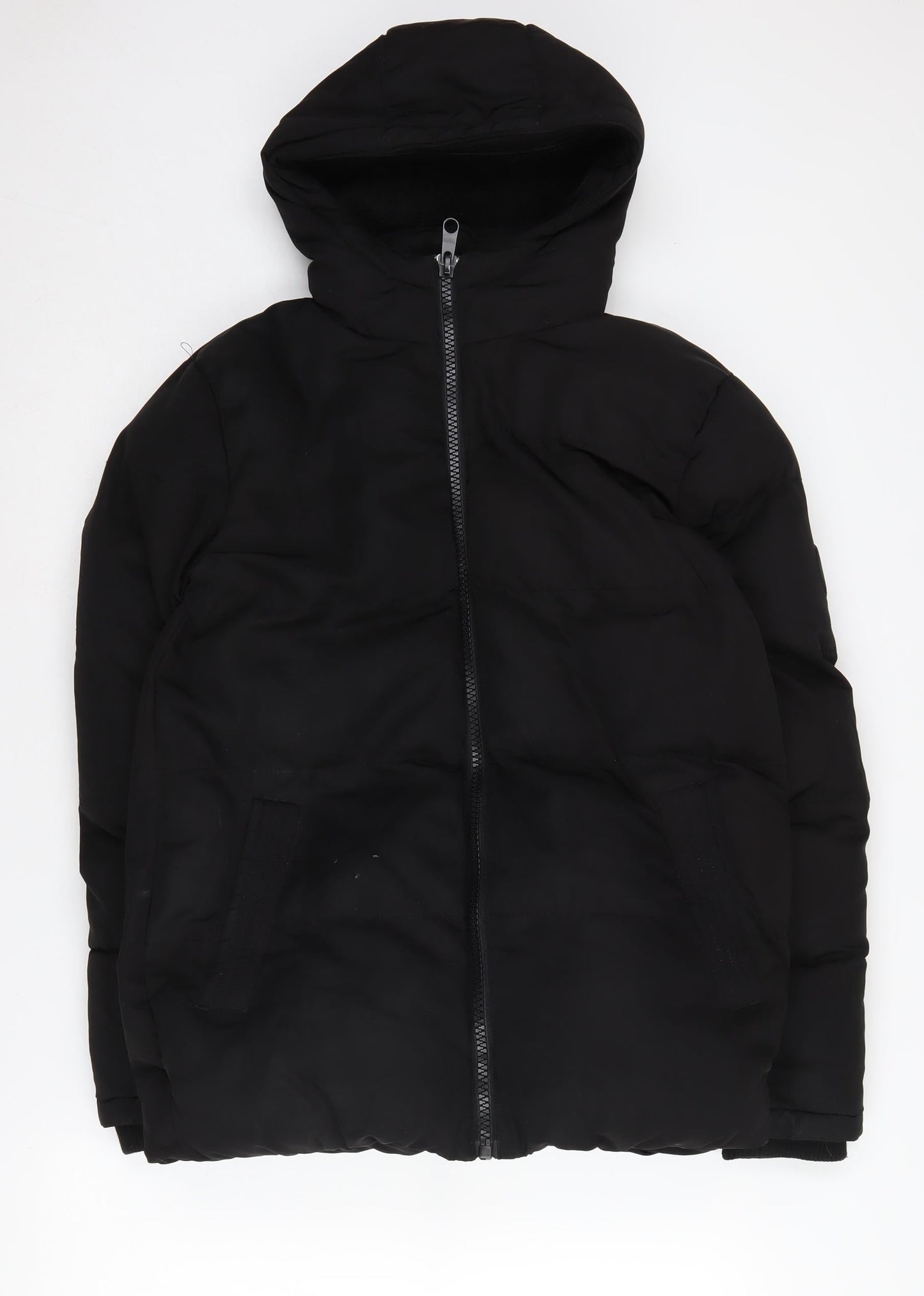 Mens UK Size XS SoulCal & Co Black Puffer Jacket