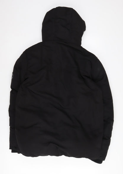 Mens UK Size XS SoulCal & Co Black Puffer Jacket