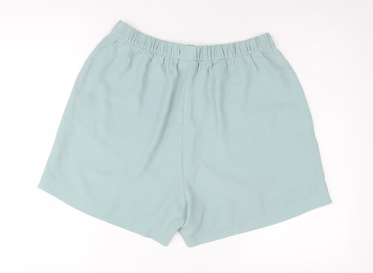 Weekday Women's Green Casual Shorts, Size 12, Lightweight