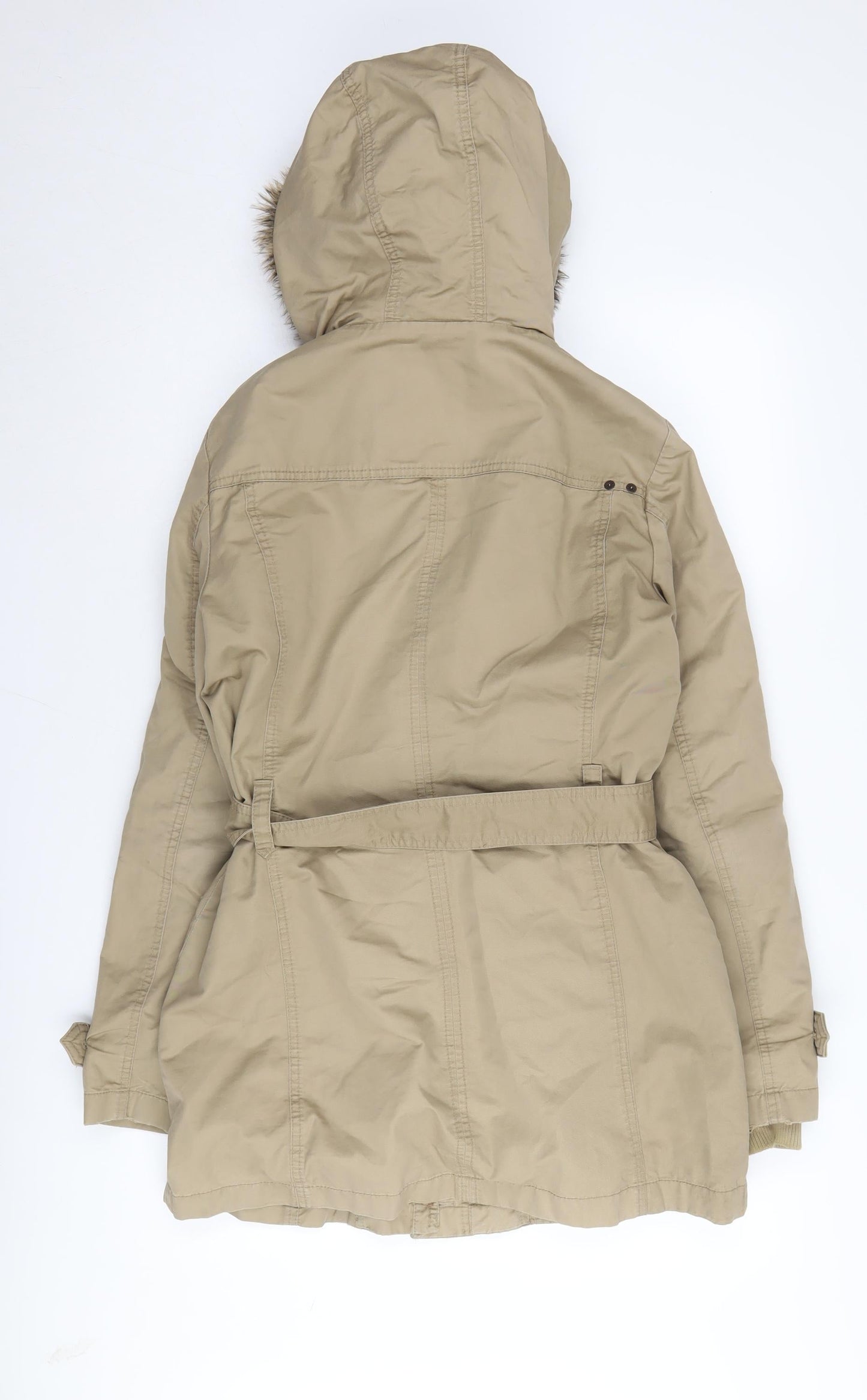 Esprit Women's Beige Parka Jacket, Size 10, Casual Wear