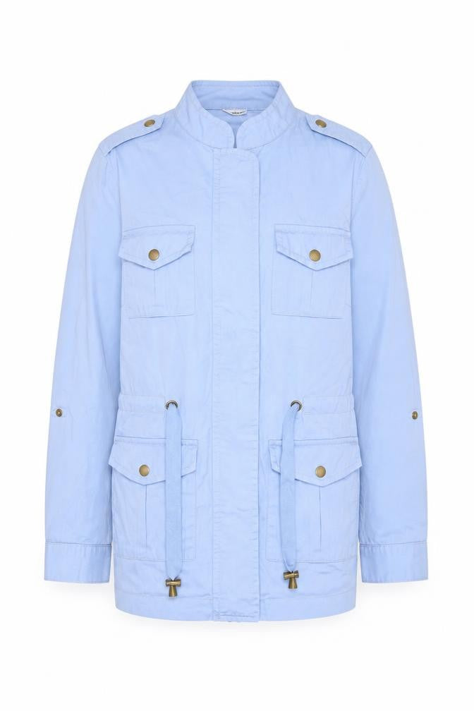 Womens UK Size 12 Damart Blue Military Jacket