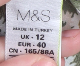 Womens UK Size 12 Marks and Spencer Multicoloured  Blouse