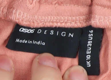 ASOS Design Women's Pink A-Line Skirt, Size 10