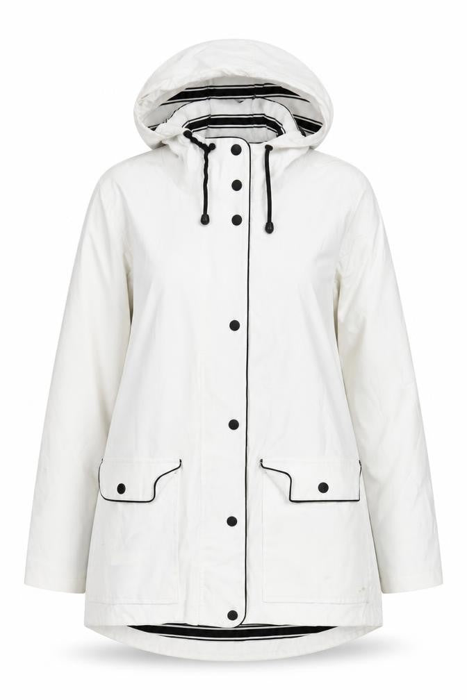 Womens UK Size 10 Topshop White Rain Coat