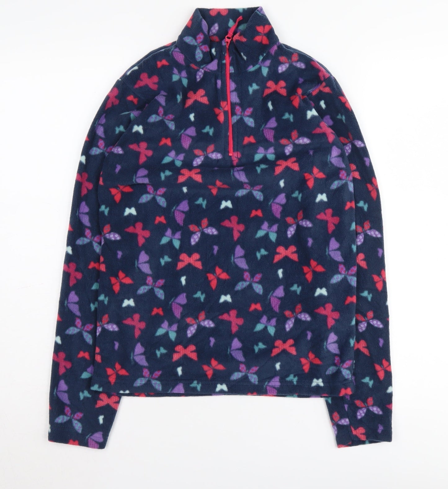 Mountain Warehouse Girls Multicoloured Butterfly Fleece Pullover 11-12 Years