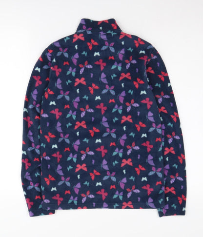 Mountain Warehouse Girls Multicoloured Butterfly Fleece Pullover 11-12 Years