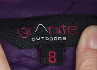 Granite Outdoors Women's Purple Rain Coat Size 8