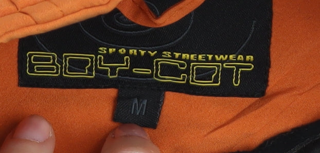 Mens UK Size M Boy-Cot Orange Windbreaker Coat
