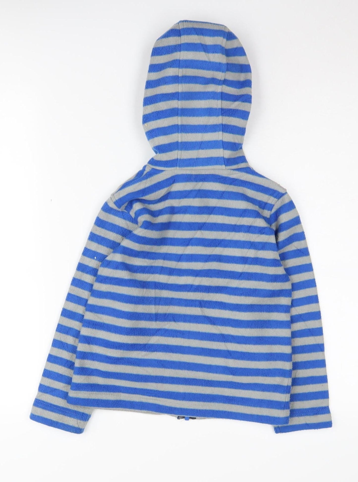Mountain Warehouse Boys Blue Striped Full Zip Hoodie 5-6 Years