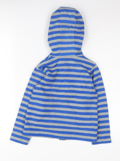 Mountain Warehouse Boys Blue Striped Full Zip Hoodie 5-6 Years