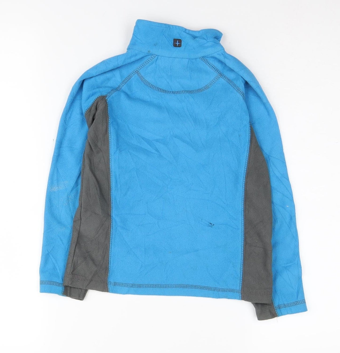 Mountain Warehouse Boys Blue Sweatshirt 5-6 Years, 1/4 Zip Fleece