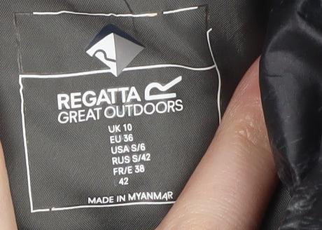 Womens UK Size 10 Regatta Black Puffer Jacket