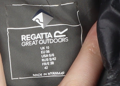 Womens UK Size 10 Regatta Black Puffer Jacket