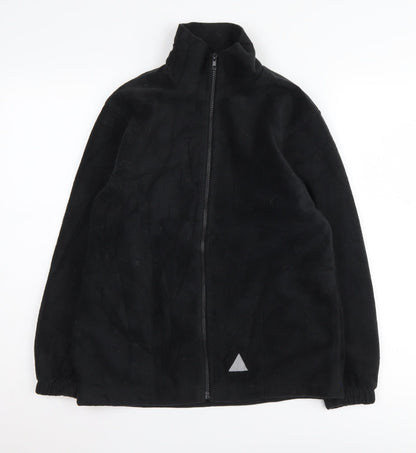 Result Unisex Black Fleece Jacket L 10/12 Casual