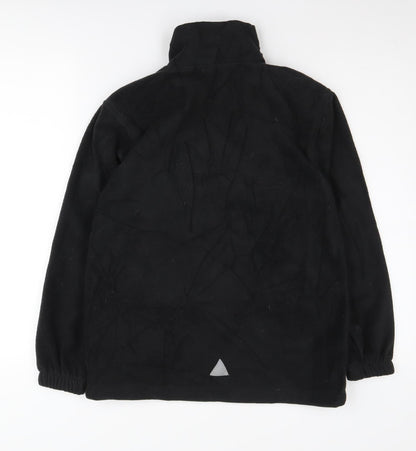 Result Unisex Black Fleece Jacket L 10/12 Casual