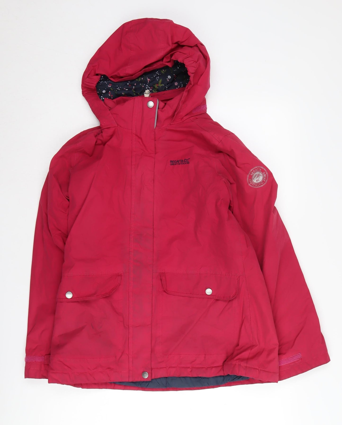 Womens UK Size 4 Regatta Red Rain Coat