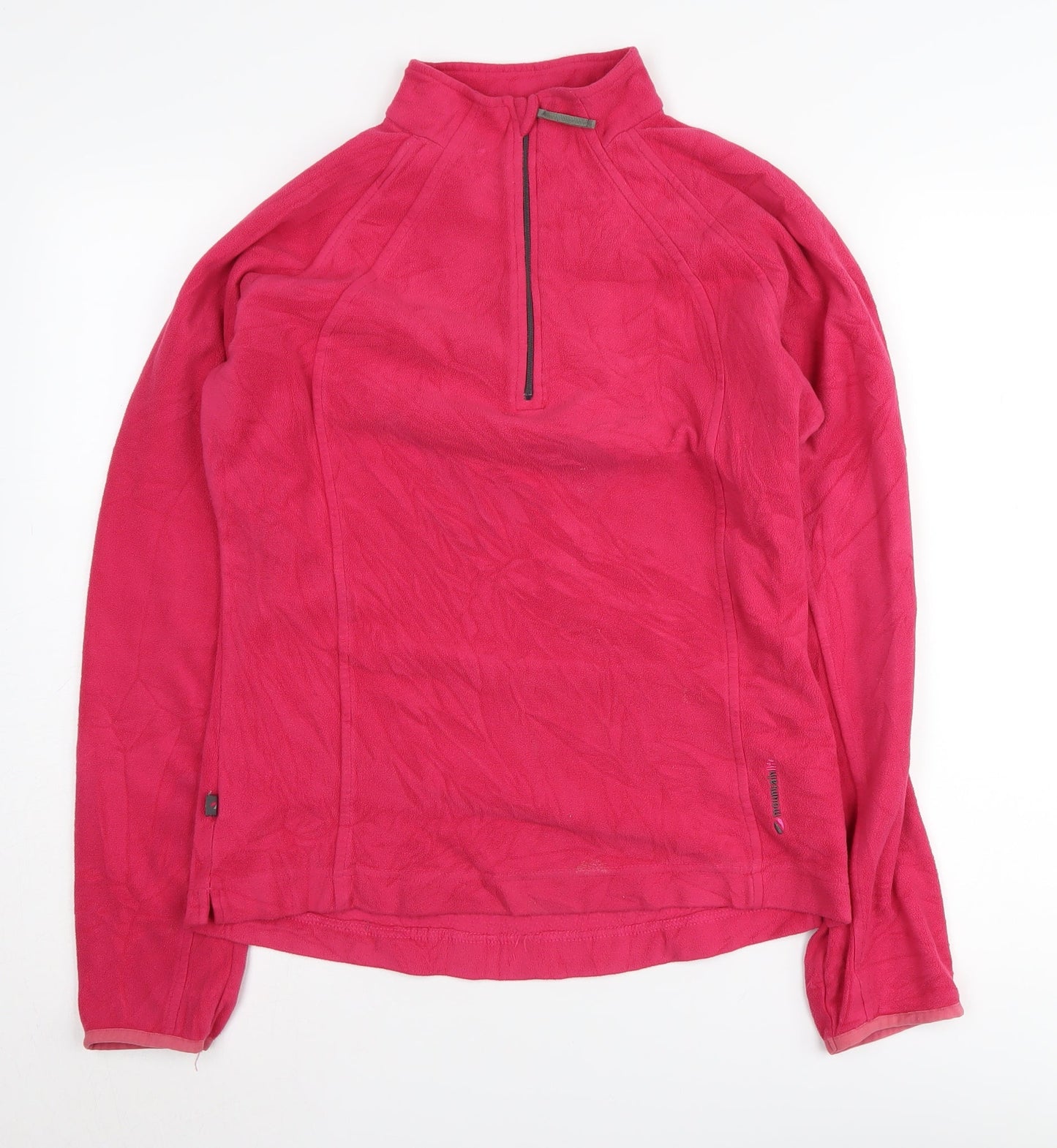 Womens UK Size 12 Mountainlife Pink Pullover Sweatshirt
