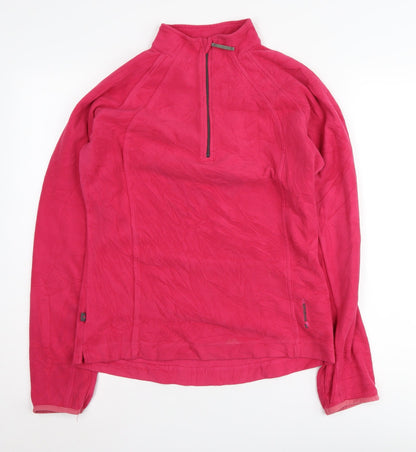 Womens UK Size 12 Mountainlife Pink Pullover Sweatshirt