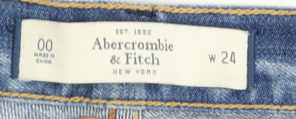 Abercrombie & Fitch Blue Teen Boyfriend Jeans, Size 00