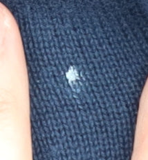 White Label Men's Blue Henley Jumper L, Cotton Knit