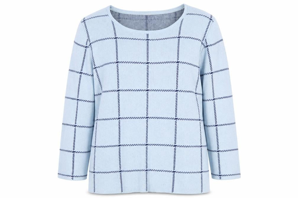 Womens UK Size 14 Eastex Blue Pullover Jumper