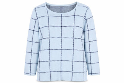 Womens UK Size 14 Eastex Blue Pullover Jumper