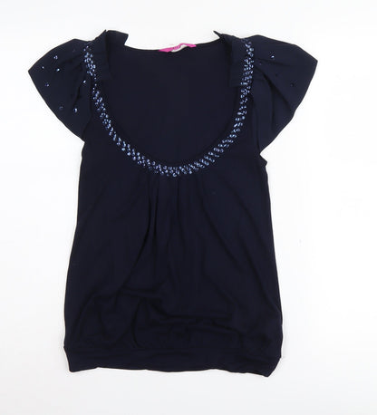 Jasper Conran Black Sequin Tunic Women's Petites 8